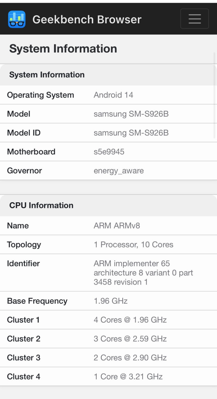 Galaxy S24's Geekbench Listing Reveals 8GB Of RAM With Exynos