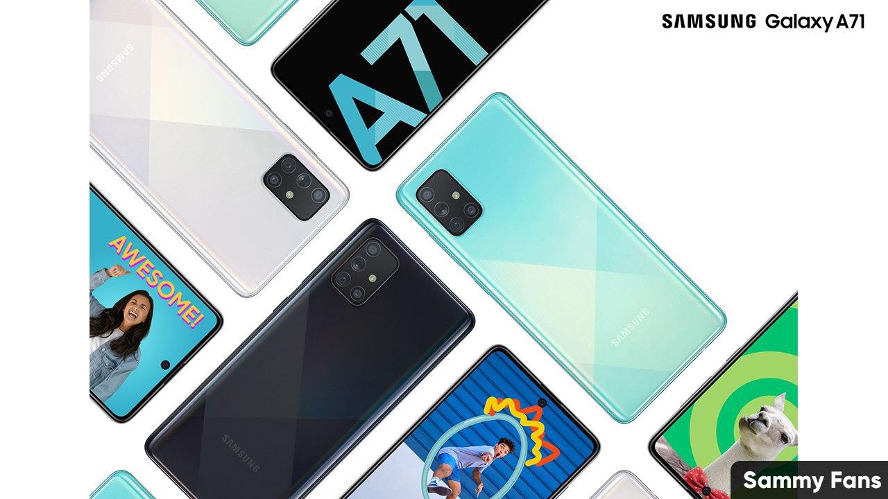 Samsung Galaxy A71 Update