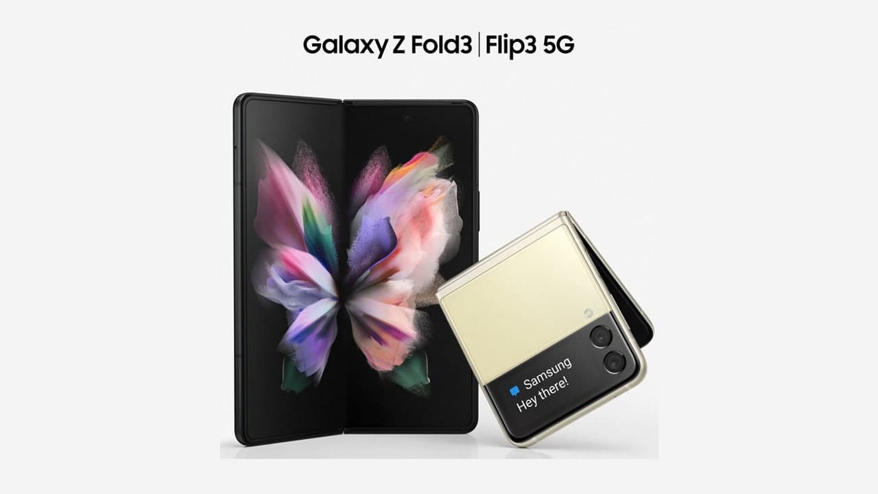 Samsung Galaxy Z Fold 3 and Galaxy Z Flip 3 render