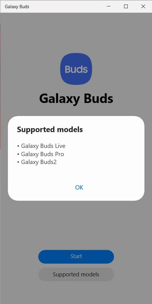 Samsung Galaxy Buds App