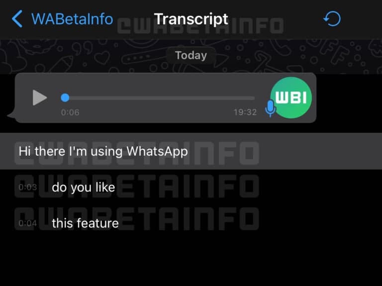 WhatsApp Transcription Service