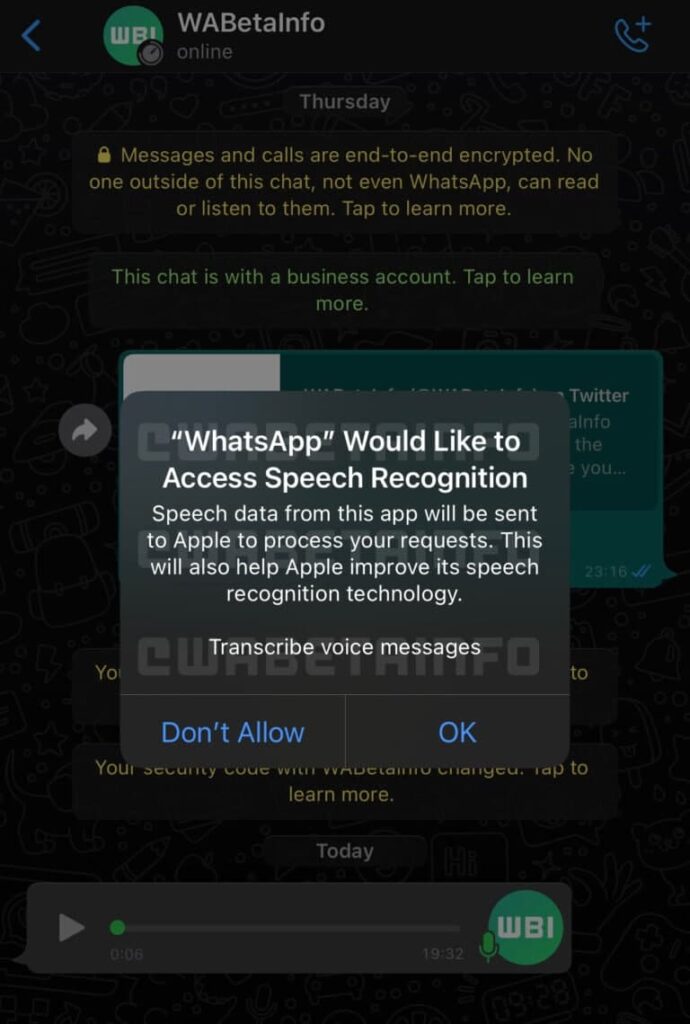 WhatsApp Transcription Service