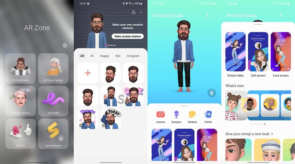 One UI 4.0 Tip How to use AR Zone on Samsung Galaxy devices? Sammy Fans