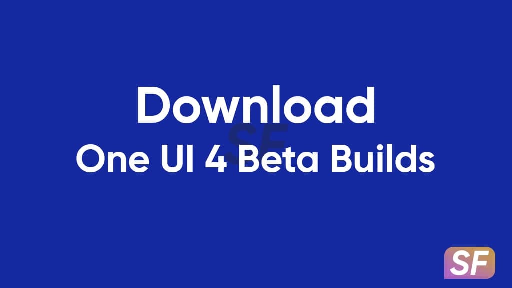 One UI 4 Beta Download