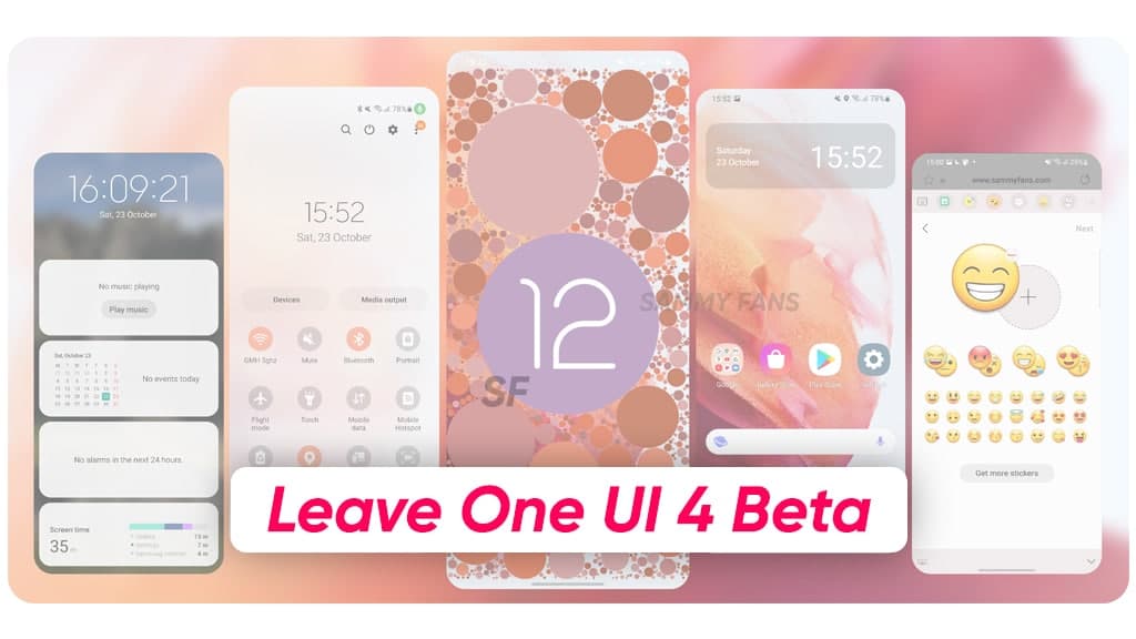 Leave One UI 4 Beta