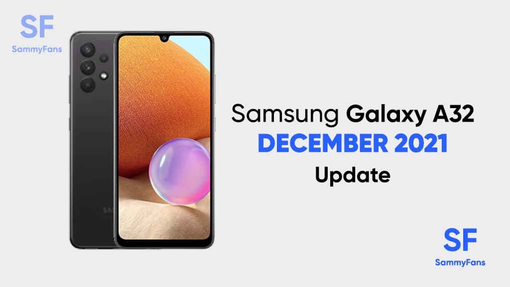 Galaxy A32 December 2021 Update