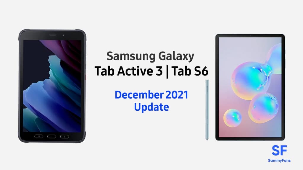 Samsung Tab S6 December 2021 update