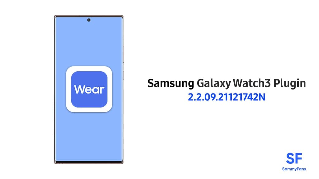 Samsung Galaxy Watch3 Plugin update