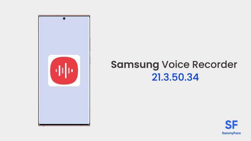Samsung Voice Recorder One UI 4