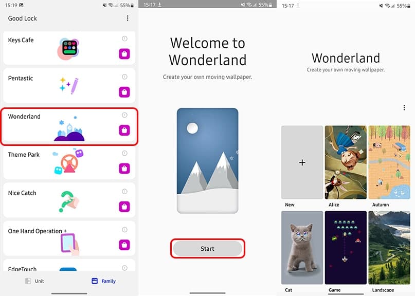  Samsung Wonderland One UI 4