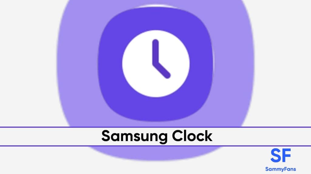 Samsung Clock app update