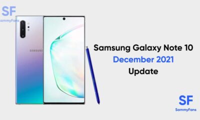 Samsung Galaxy Note 10 December 2021 Update