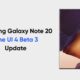 Samsung Galaxy Note 20 One UI 4 Beta 3