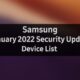 January 2022 security update