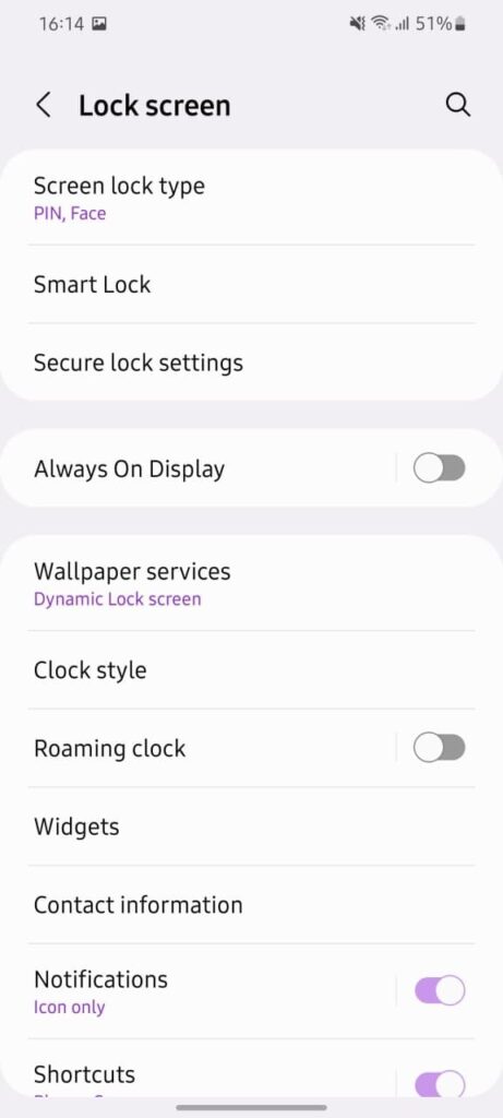 Samsung one ui 4.0 dynamic lock screen
