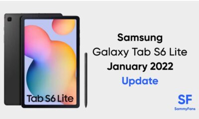 Samsung Galaxy Tab S6 Lite January 2022 update