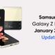 Samsung Galaxy Z Flip 3 January 2022 update