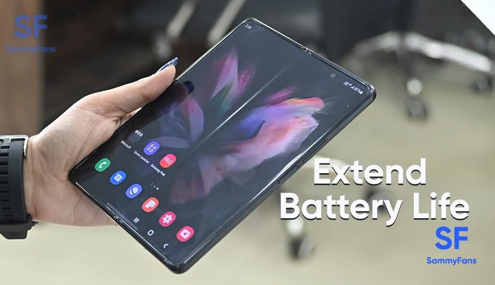 Ferie Leia Hård ring Here's how to extend your Samsung Galaxy Z Fold 3's battery life - Sammy  Fans