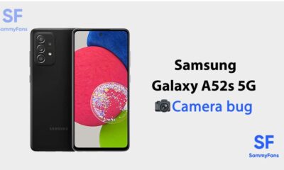 Samsung Galaxy A52s camera issue