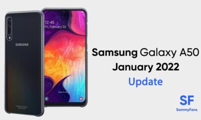 Samsung Galaxy A50 January 2022 update