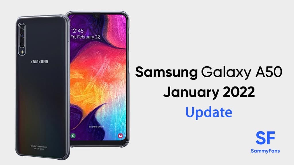 Samsung Galaxy A50 January 2022 update