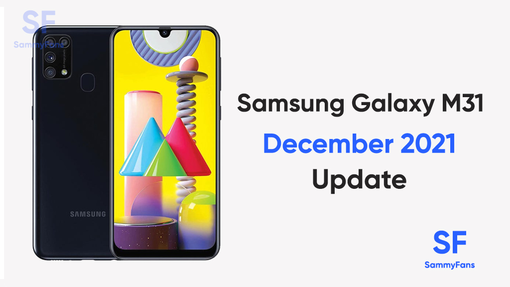 Samsung Galaxy M31 December 2021 Update