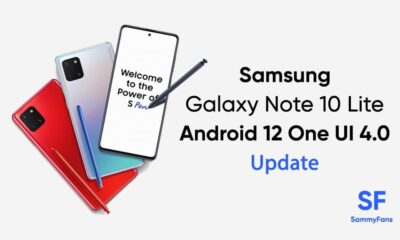 Samsung Galaxy Note 10 Lite Android 12 One UI 4.0 update