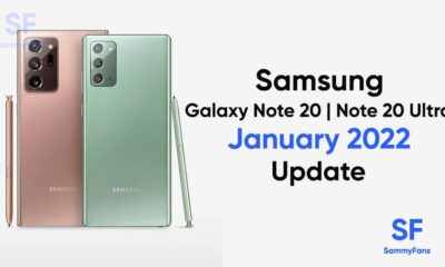 Samsung Galaxy Note 20 January 2022 Update