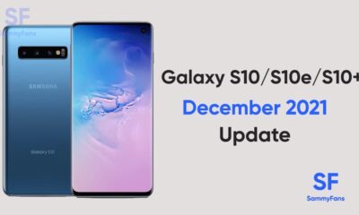 Samsung Galaxy S10 December 2021 update