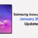 Samsung Galaxy S10 Lite January 2022 update