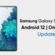 Samsung Galaxy S20 FE Android 12 update India