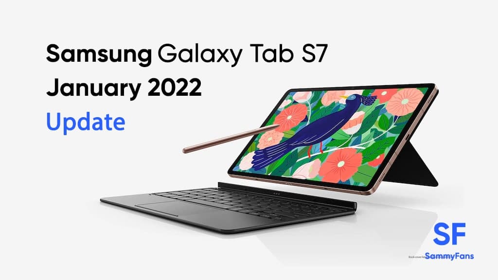 Samsung Galaxy Tab S7 January 2022 update