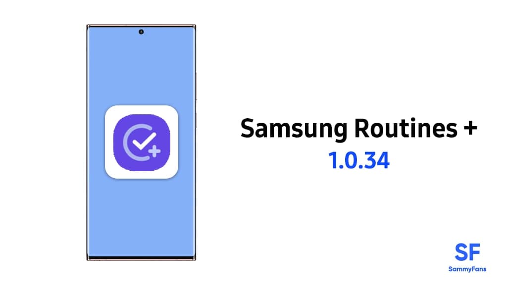 Samsung Routines + app update