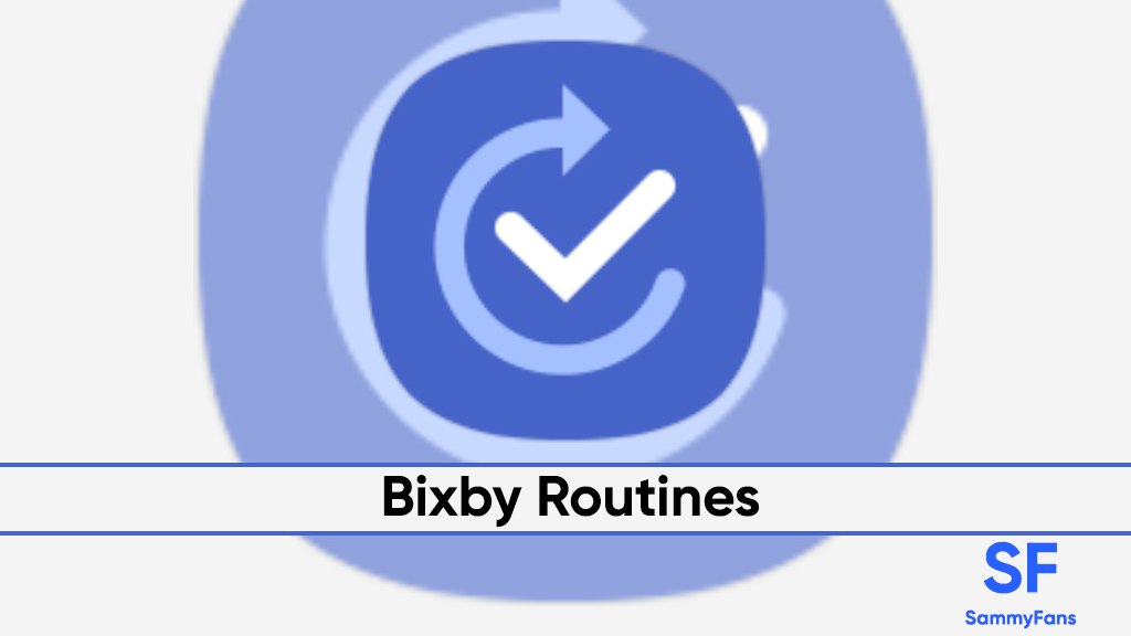 Samsung Bixby Routine