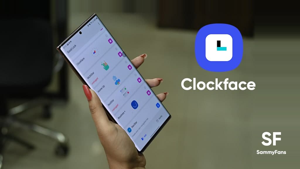 Samsung Good Lock Clockface