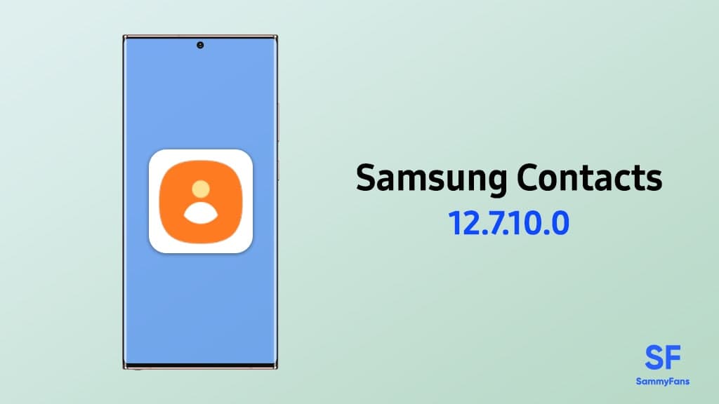 Samsung Contacts app update