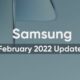 Samsung February 2022 updates