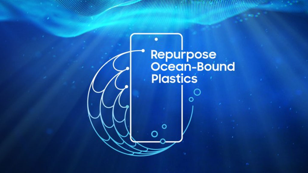 Samsung repurposes ocean bound plastic