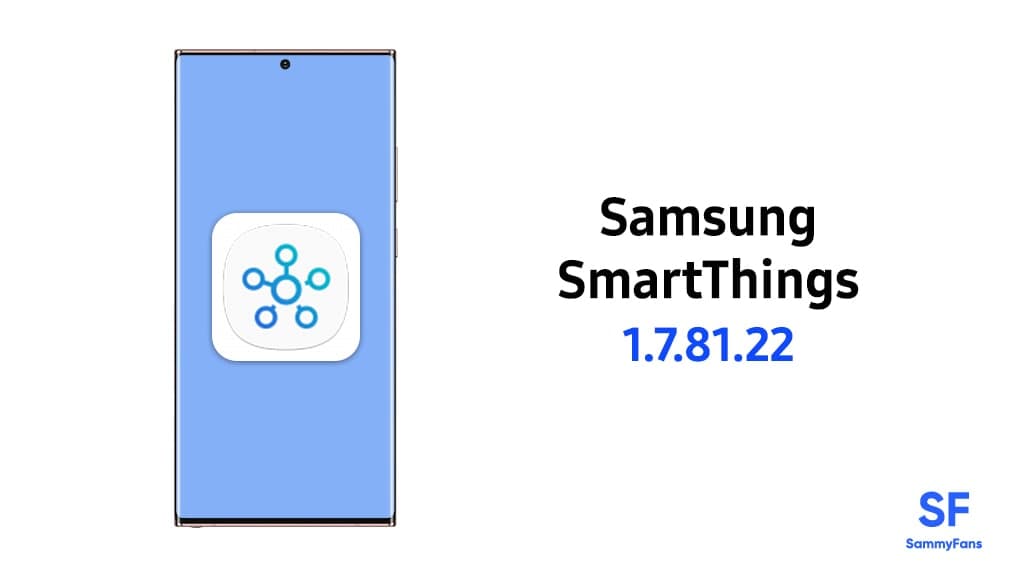 Samsung SmartThings 1.7.81.22 update