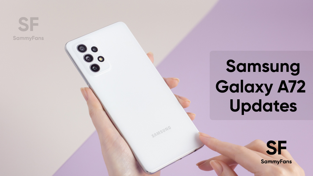 Samsung Galaxy A72 Update