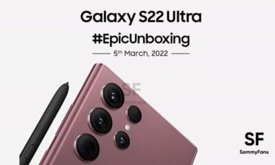Samsung Galaxy S22 Ultra Epic Unboxing Event