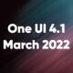 Samsung One UI 4.1 March 2022