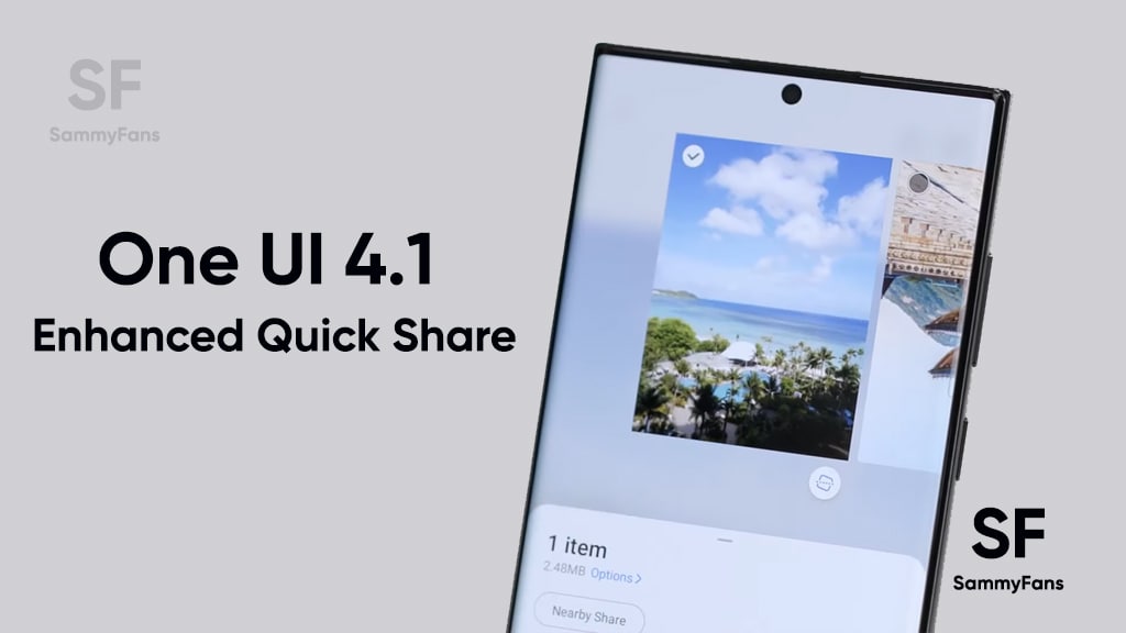Samsung One UI 4.1 Enhanced Quick Share