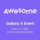 Samsung Galaxy A Event