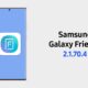 samsung galaxy friends app update