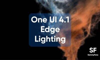 Samsung One UI 4.1 Edge Lighting