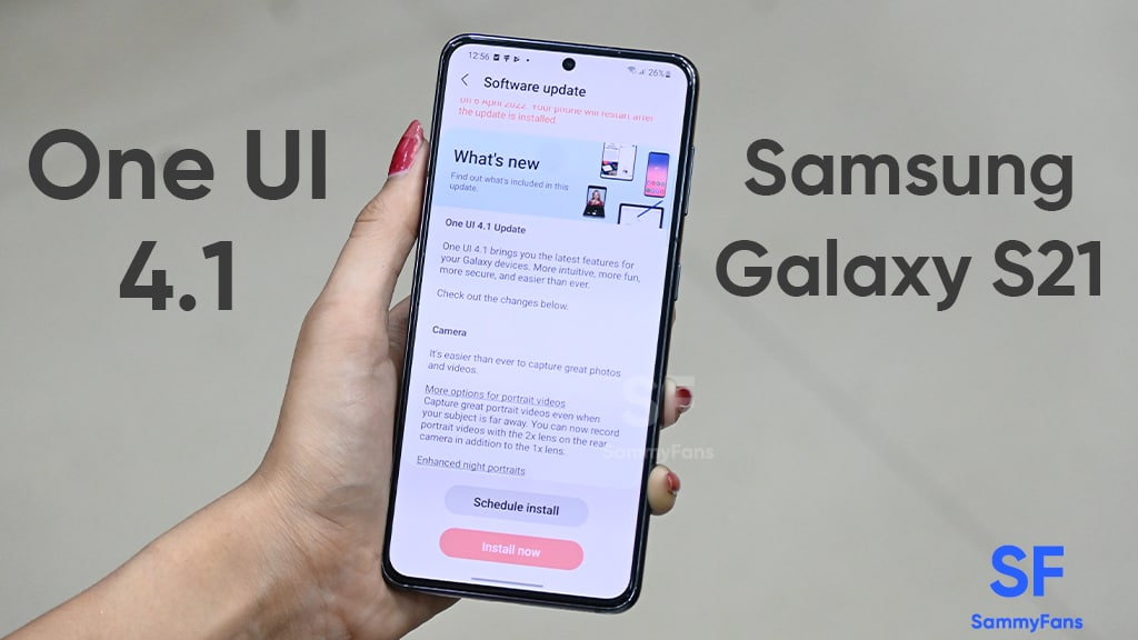 Download Samsung Galaxy S21 One UI 4.1