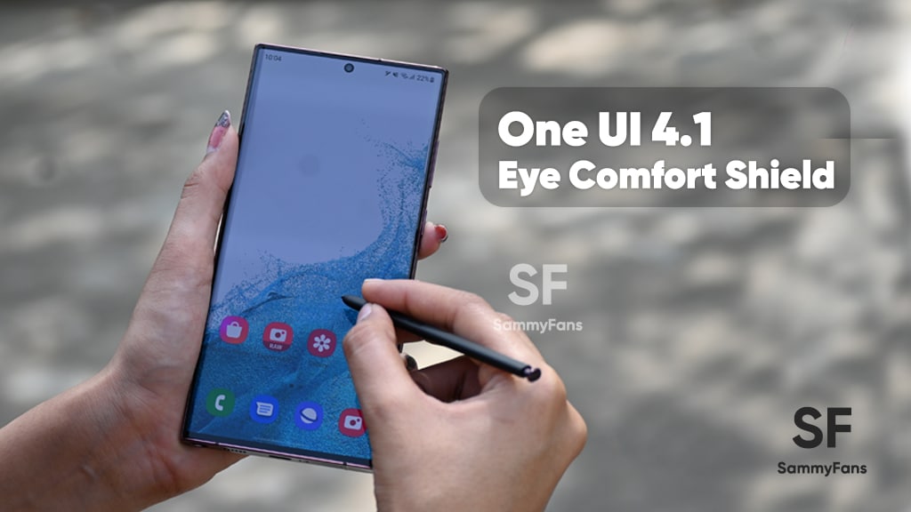 One UI 4.1 Eye Comfort Shield
