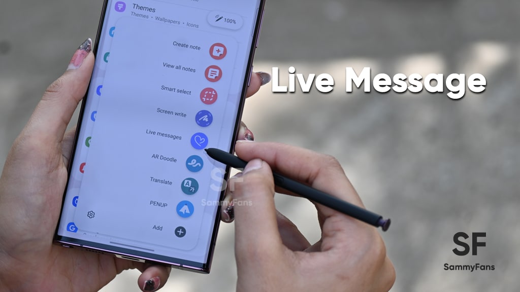 Samsung Live Messages