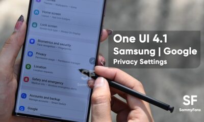 One UI 4.1 Samsung & Google Privacy Settings